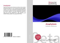 Copertina di Anaphylaxie