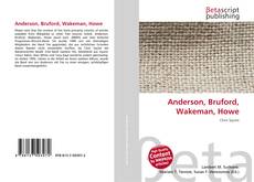 Capa do livro de Anderson, Bruford, Wakeman, Howe 