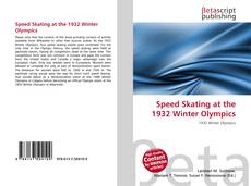 Capa do livro de Speed Skating at the 1932 Winter Olympics 
