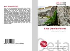 Capa do livro de Batis (Kommandant) 