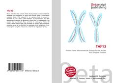 Capa do livro de TAF13 