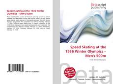 Buchcover von Speed Skating at the 1936 Winter Olympics – Men's 500m