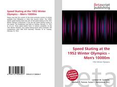 Capa do livro de Speed Skating at the 1952 Winter Olympics – Men's 10000m 