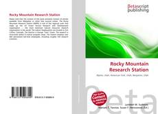 Portada del libro de Rocky Mountain Research Station