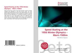 Buchcover von Speed Skating at the 1956 Winter Olympics – Men's 1500m