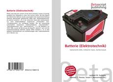 Copertina di Batterie (Elektrotechnik)
