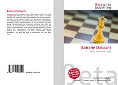 Copertina di Batterie (Schach)