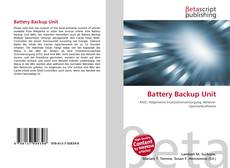 Couverture de Battery Backup Unit