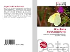 Copertina di Lioptilodes Parafuscicostatus