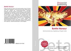 Copertina di Battle Honour