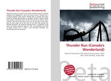 Capa do livro de Thunder Run (Canada's Wonderland) 