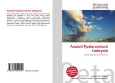Copertina di Anatoli Fjodorowitsch Dobrynin