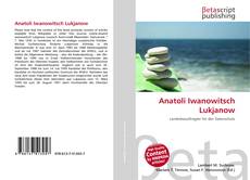 Copertina di Anatoli Iwanowitsch Lukjanow