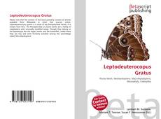 Copertina di Leptodeuterocopus Gratus
