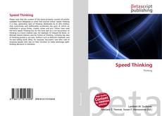 Copertina di Speed Thinking