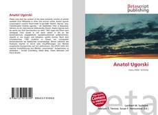 Buchcover von Anatol Ugorski