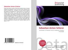 Copertina di Sebastian Anton Scherer