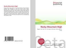 Buchcover von Rocky Mountain High