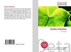Copertina di Andon Nikolow