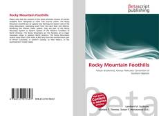 Buchcover von Rocky Mountain Foothills