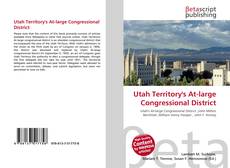 Buchcover von Utah Territory's At-large Congressional District