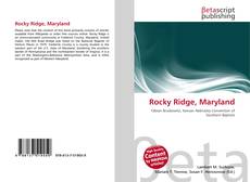 Buchcover von Rocky Ridge, Maryland