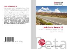 Couverture de Utah State Route 36