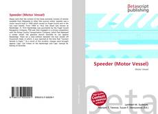 Speeder (Motor Vessel) kitap kapağı