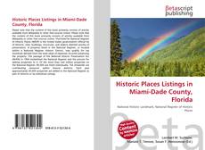 Capa do livro de Historic Places Listings in Miami-Dade County, Florida 