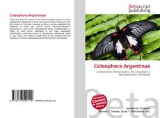Capa do livro de Coleophora Argentinae 