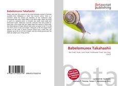 Buchcover von Babelomurex Takahashii