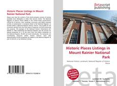 Copertina di Historic Places Listings in Mount Rainier National Park
