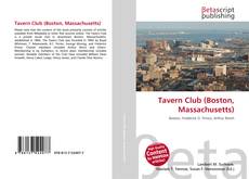Buchcover von Tavern Club (Boston, Massachusetts)