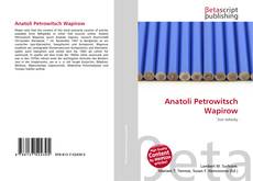 Copertina di Anatoli Petrowitsch Wapirow