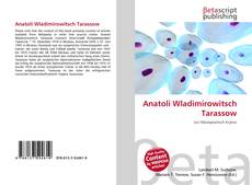 Couverture de Anatoli Wladimirowitsch Tarassow