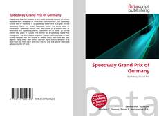 Copertina di Speedway Grand Prix of Germany
