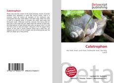 Couverture de Calotrophon