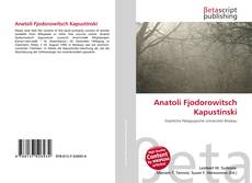 Capa do livro de Anatoli Fjodorowitsch Kapustinski 