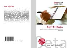 Batyr Berdyýew的封面