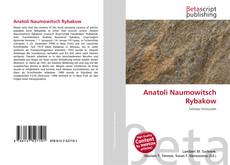 Couverture de Anatoli Naumowitsch Rybakow