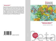 Couverture de " Batzendorf "