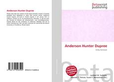 Copertina di Anderson Hunter Dupree