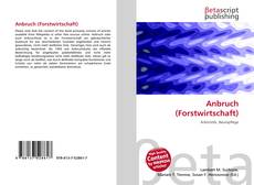 Copertina di Anbruch (Forstwirtschaft)