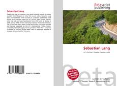 Capa do livro de Sebastian Lang 