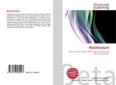 Buchcover von Roclincourt