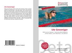 Buchcover von Ute Geweniger