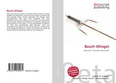 Buchcover von Bauch (Klinge)