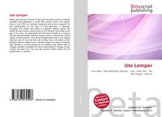 Buchcover von Ute Lemper