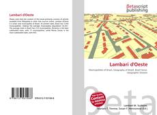 Capa do livro de Lambari d'Oeste 