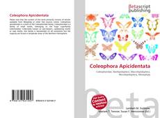 Copertina di Coleophora Apicidentata